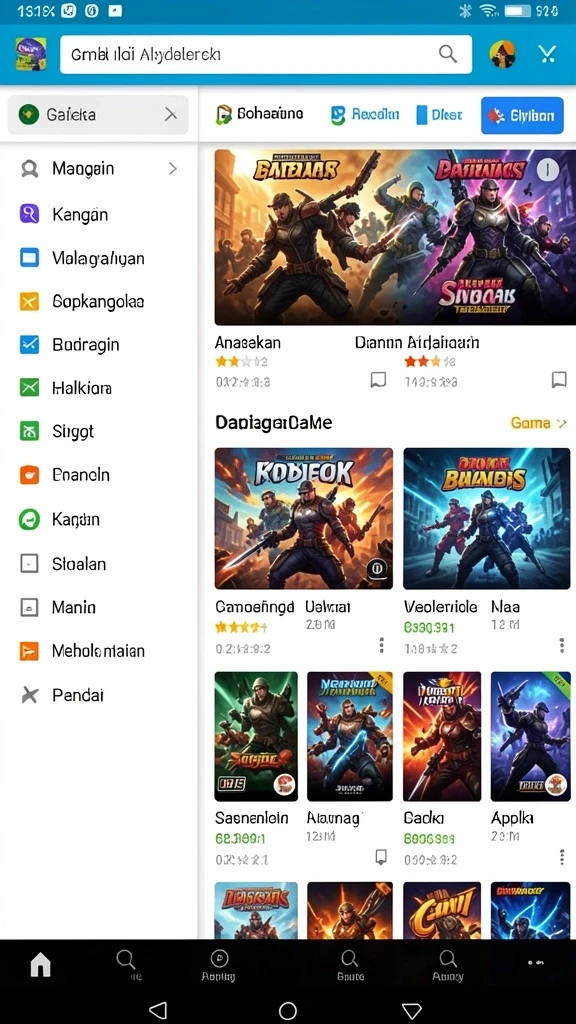 73k - Fitur upgrade karakter yang bervariasi dan menarik.