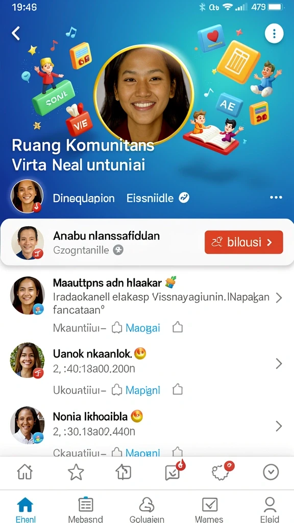 ayu89 - Tampilan antarmuka pengguna yang menarik.