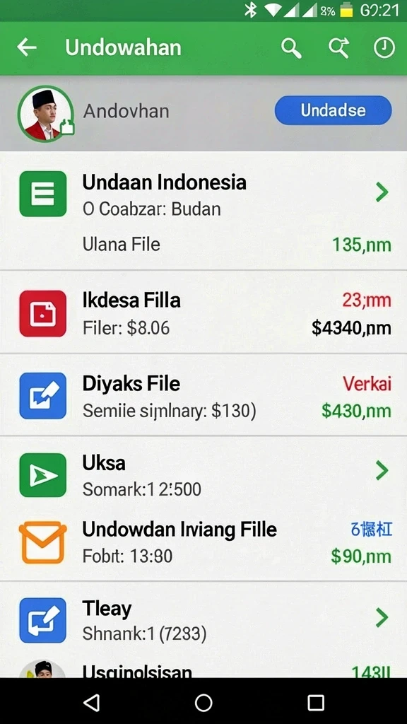 galaxy77 - Tampilan antarmuka yang user-friendly.