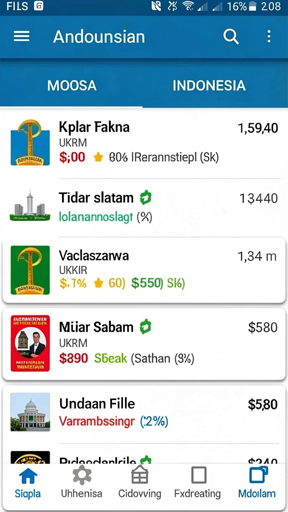 idrok - Tampilan antarmuka yang bersih dan mudah dinavigasi.