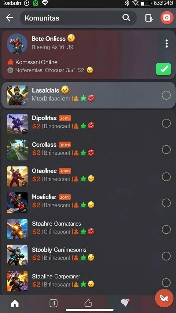 qqstar - Tangkapan layar menampilkan karakter utama QQSTAR.